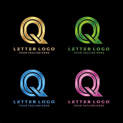 Premium Vector 3d Modern Luxury Letter Q Logo Design