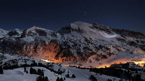 Night Star Alps 4k Hd Wallpapers Mountain Wallpaper Mountain