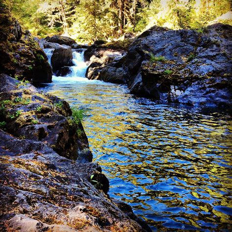 Salmon Cascades Sol Duc Olympic National Park Olympic National