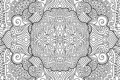 Premium Vector Coloring Book Page With Abstract Linear Pattern