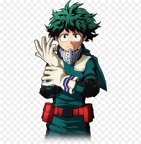 My Hero Academia Midoriya Izuku Official Art Png Image With