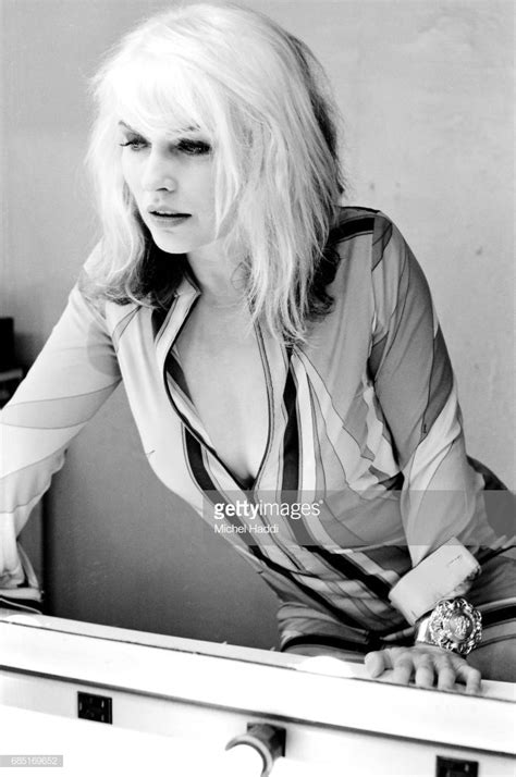 singer debbie harry is photographed for vogue magazine on september 22 1994 in london england