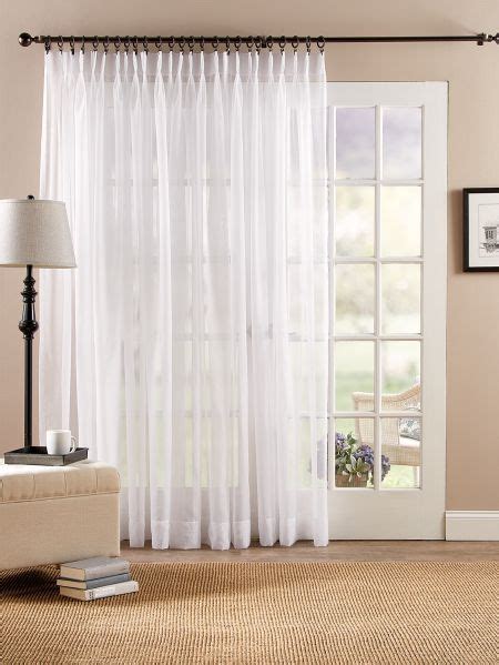 Made from polyester, this single panel is 100 wide, so you'll likely only need one to cover a patio door or bedroom window. Hard-to-Find Patio Panel With Classic Pinch Pleats#Classic ...