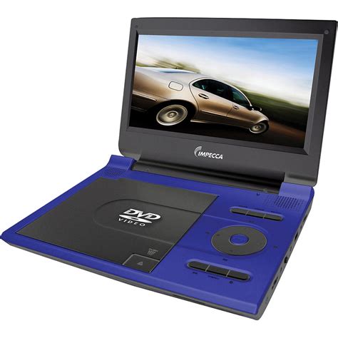 Impecca Dvp915b Portable Dvd Player Electric Blue Dvp915b Bandh