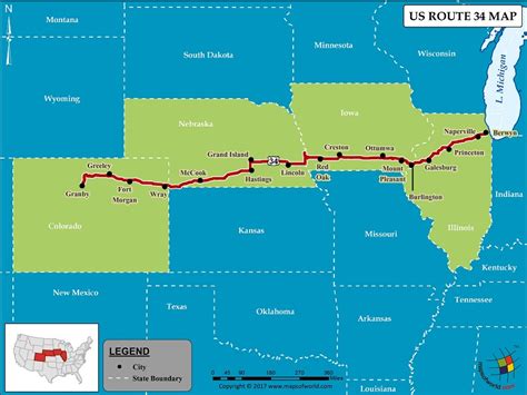 Road Map Eastern Us States