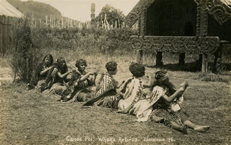 Photography Historical New Zealand Maori Culture Canoe Poi Whaka