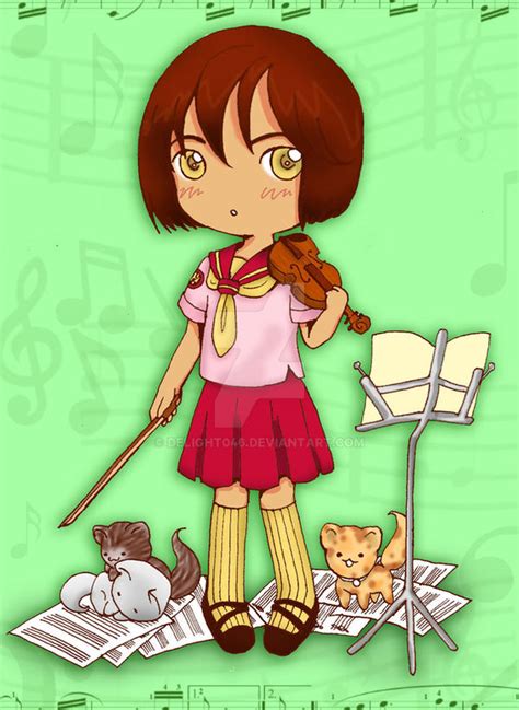Chibi Violin Kitty Girl By Delight046 On Deviantart