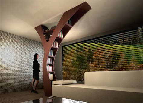 Tree Shaped Bookshelf A Nice Teaser To Reveal Your Bookish Side