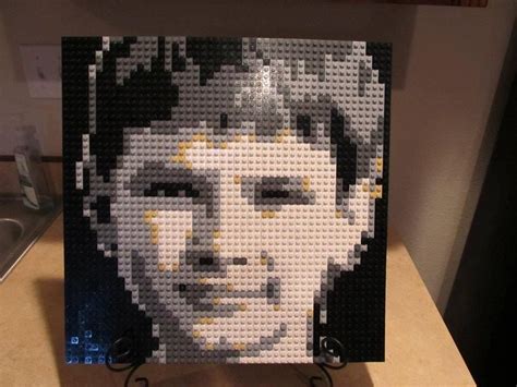 Your Photo In Lego Custom Lego Mosaic By Lexdevil On Etsy Lego Art Lego Mosaic Lego