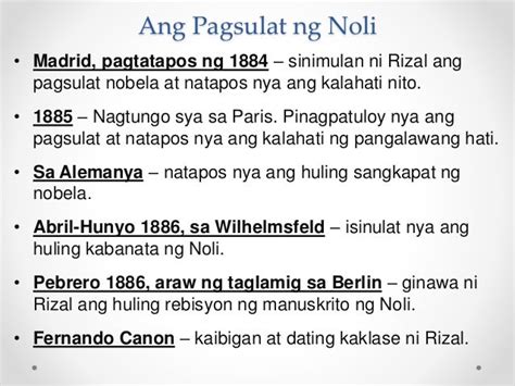 Kailan Isinulat Ni Rizal Ang Noli Me Tangere At El Filibusterismo Angbisaga