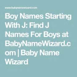 In this video you can watch 50 of the most popular baby boy names that begin with i. Boy Names Starting With J: Find J Names For Boys at ...