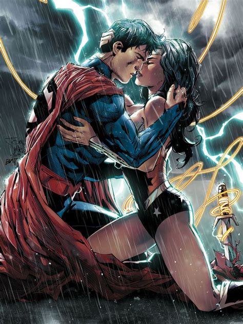 Love And Action For Superhero Couple