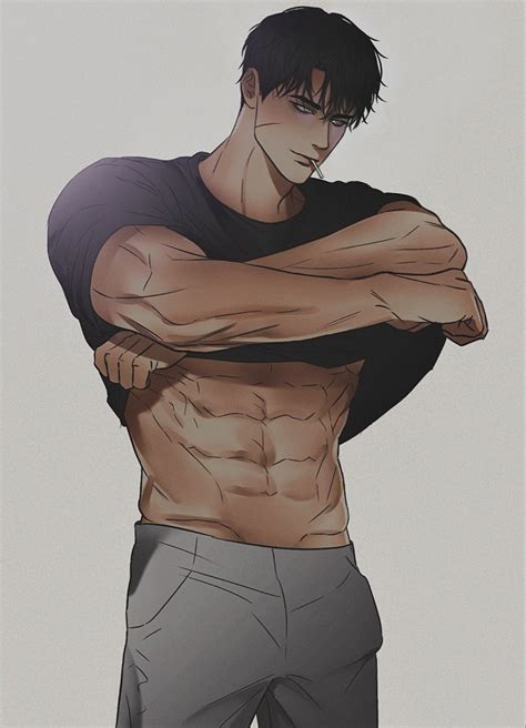 Pin By Vim Klausar On Anime Muscle Hot In Dark Anime Guys