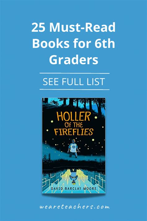 25 Must Read Books For 6th Graders Recommended By Teachers
