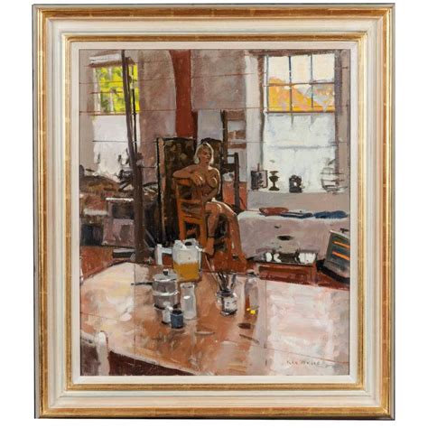 Modern Painting Of Female Nude In Artist S Studio By Ken Howard For Sale At Stdibs