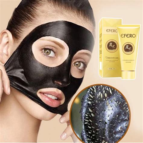 Efero 5pcs Blackhead Remover Face Mask Black Mask Dots Deep Cleaning