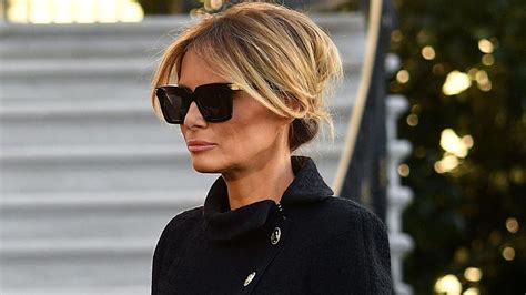 Melania Trump Sends Secret Message With White House Farewell Outfit