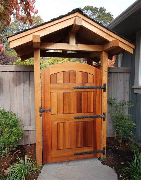 Amazing Wooden Gate Ideas To See More Visit 👇 Outdoor Gate Wooden