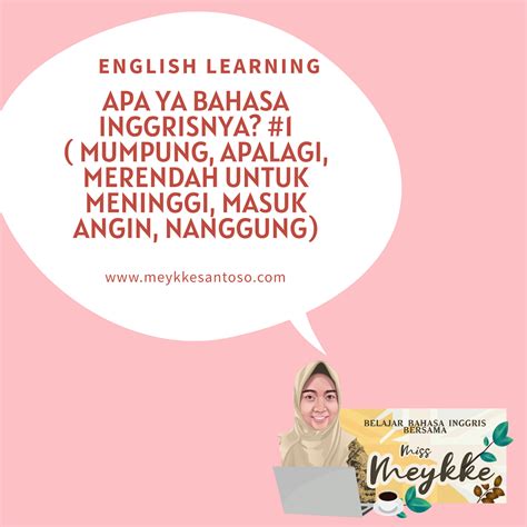 Bahasa Inggris Nya Dulu – Brain