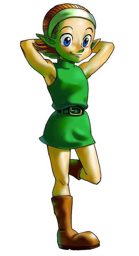 Kokiri Female Art The Legend Of Zelda Ocarina Of Time 3d Art Gallery