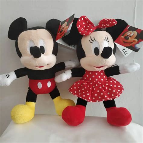 Buy 1pcs 28cm Mickey Mouse And Minnie Mouse Stuffed