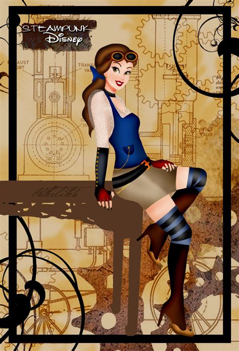 Steampunk Belle By Helleetitch Art Drawing Cgi Pinterest