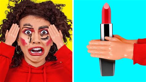 TINY HANDS FOR 24 HOURS CHALLENGE Makeup With Tiny Hands GONE WRONG