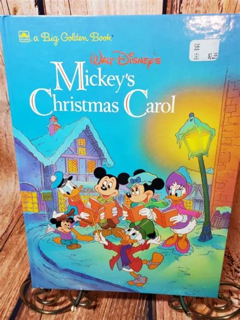 Walt Disneys Mickeys Christmas Carol Book 1995 Hardcover Golden