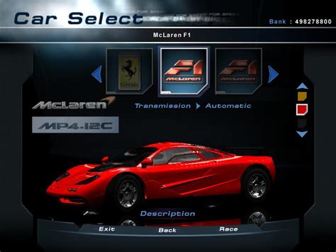 Need For Speed Hot Pursuit 2 Cars By Mclaren Nfscars