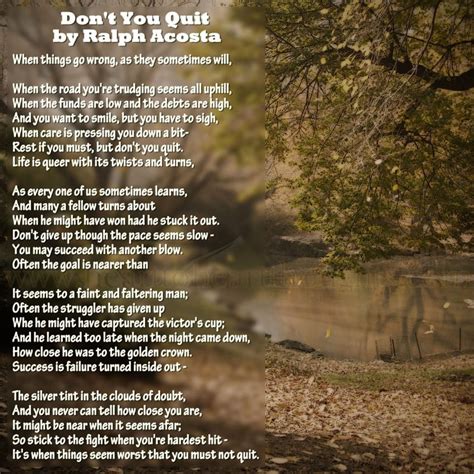 Dont Quit Motivational With Poem Dont Give Up World Hd Phone