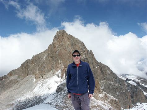 Me At The Summit Of Point Lenana 4985m With Nelion And Flickr