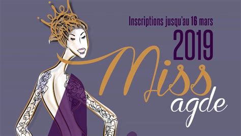 AGDE Election de Miss Agde le mars inscriptions ouvertes Hérault Tribune