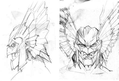 The Savage Hawkman Concept Art 03 04 Playgroundnerd