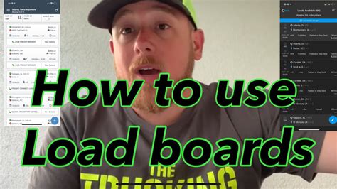 Hotshot Trucking How To Use Load Boards Youtube