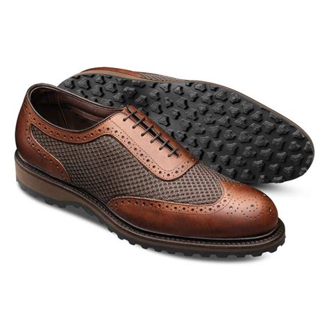 Double Eagle With Slv Sole Wingtip Lace Up Oxford Mens Golf Shoes By