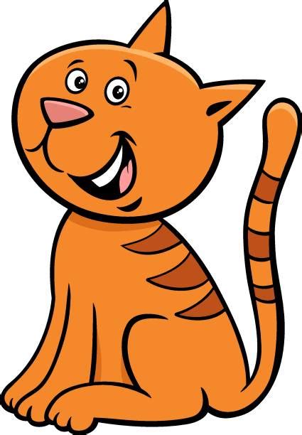 Orange Tabby Cat Clip Art Illustrations Royalty Free Vector Graphics