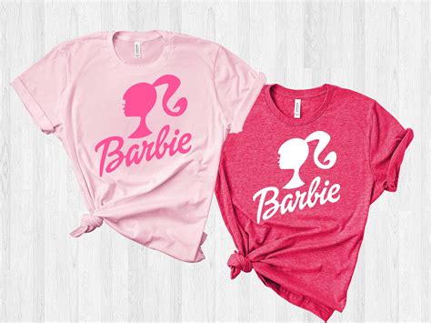Cute Pink Barbie Tshirt Birthday Barbie Girl Barbie Tshirt Etsy