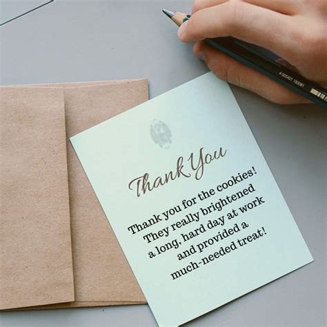 how to write a thank you card for a t ebba neille