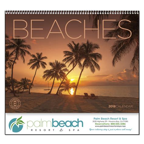 Beaches Wall Calendar Mines Press