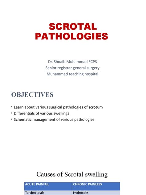 Scrotal Swellings Pdf Clinical Medicine Medical Specialties