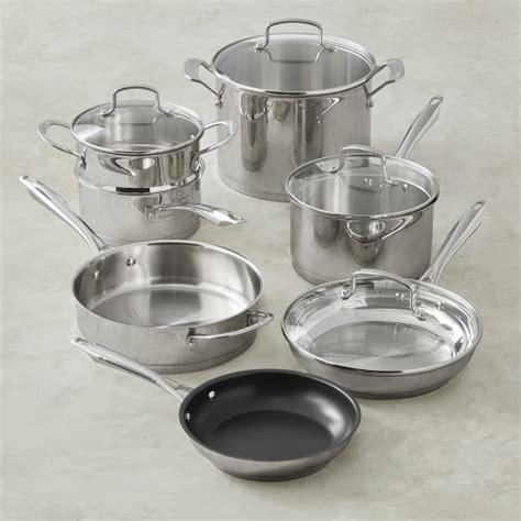 Select by calphalon 10pc stainless steel space saving set. Cuisinart Professional Series Stainless-Steel 11-Piece ...