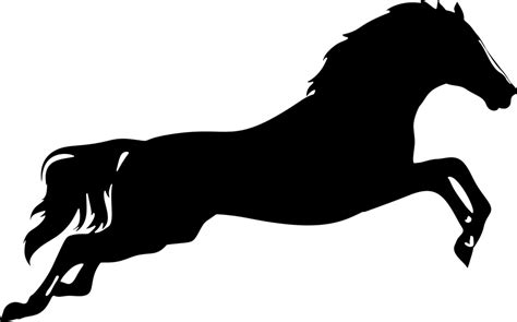 Leaping Jumping Horse · Free vector graphic on Pixabay