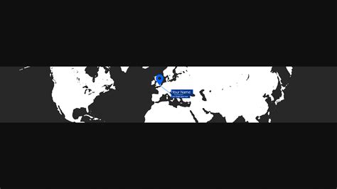 Free World Youtube Banner Template 5ergiveaways