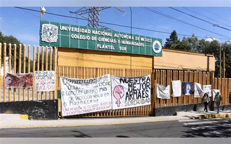 Feministas Se Manifiestan En Cch Sur Por Presunta Violación A Alumna