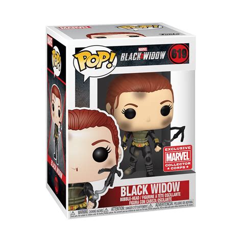 Funko Pop Marvel Black Widow Exclusive Figura Black Widow 819 Cftoyshop