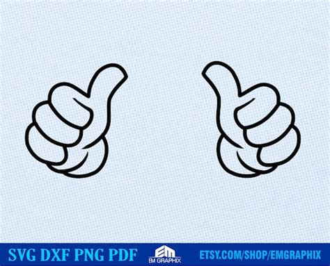 Thumbs Up Svg This Guy Thumbs Clipart Hands Vector Svg Etsy