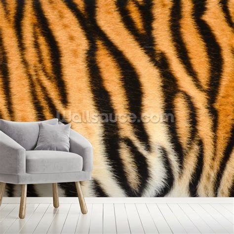 Tiger Print Wallpaper Wallsauce Nz