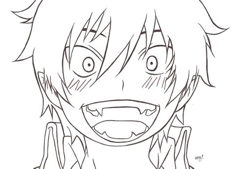 Blue Exorcist Rin Coloring Pages