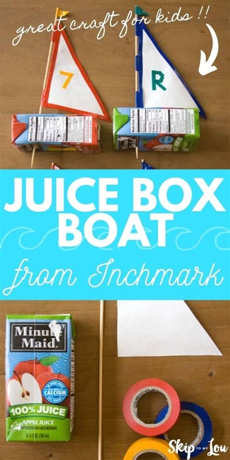 Juice Box Boat Craft In 2020 Boat Crafts Juice Boxes Childrens