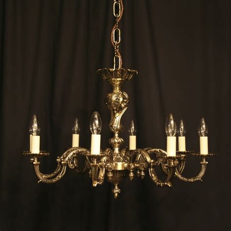 See more ideas about brass chandelier, chandelier, ceiling lights. A French Cast Brass 8 Light Antique Chandelier | 249623 ...